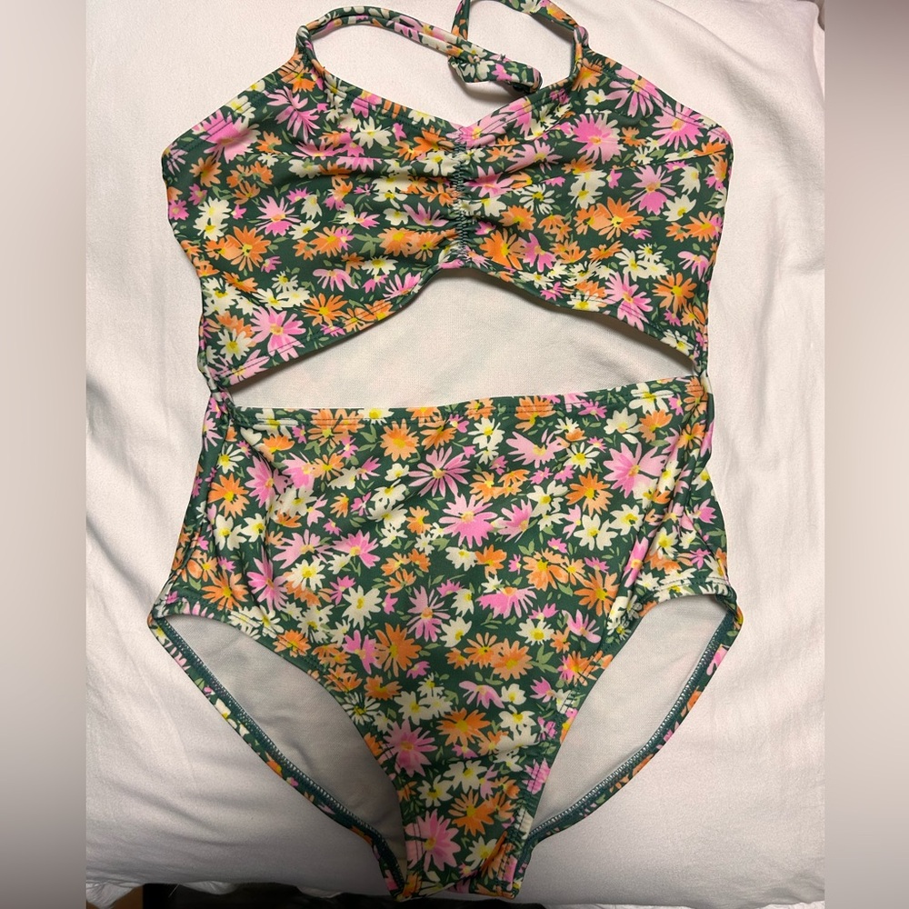 Art Class girls Floral bathing suit
